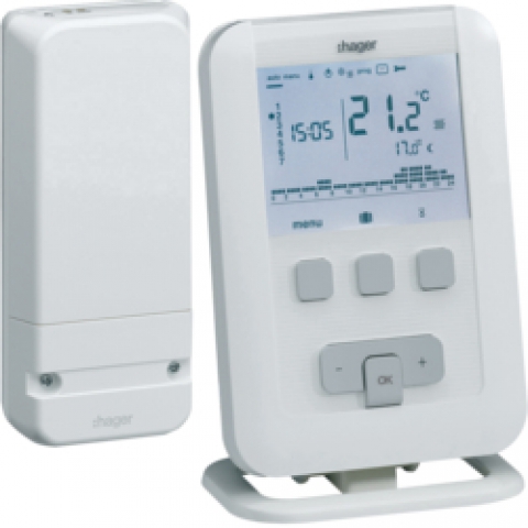 Hager - Thermostat Programmateur Radio